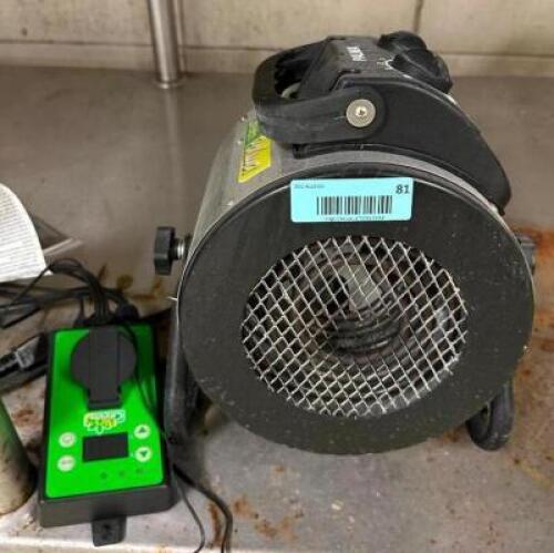 DESCRIPTION: GREENHOUSE HEATER WITH THERMOSTAT BRAND/MODEL: PALMA BIO GREEN LOCATION: PRODUCTION AREA QTY: 1