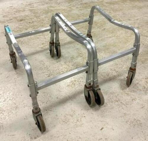 DESCRIPTION: (2) BUS TUB CARTS INFORMATION: DENTED LOCATION: PRODUCTION AREA QTY: 2