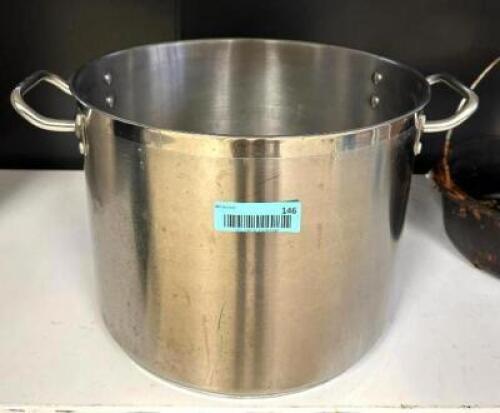 DESCRIPTION: 24 QT. STAINLESS STOCK POT BRAND/MODEL: WINCO SST-24 LOCATION: KITCHEN QTY: 1