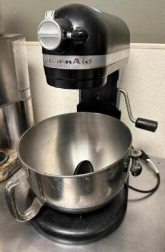 DESCRIPTION: COUNTERTOP MIXER BRAND/MODEL: KITCHENAID PROFESSIONAL 600 LOCATION: KITCHEN QTY: 1