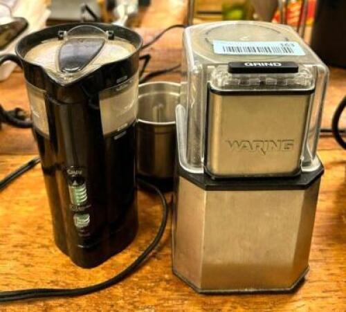 DESCRIPTION: (2) COFFEE GRINDERS LOCATION: KITCHEN QTY: 2