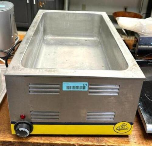 DESCRIPTION: ELECTRIC FOOD WARMER BRAND/MODEL: ADCRAFT FW-1200WF LOCATION: KITCHEN QTY: 1