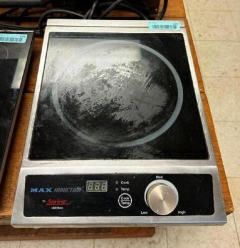 DESCRIPTION: 1800W INDUCTION RANGE BRAND/MODEL: SPRING SM-181C LOCATION: KITCHEN QTY: 1