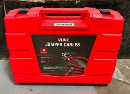 DESCRIPTION: JUMPER CABLE KIT BRAND/MODEL: ULINE LOCATION: STORAGE QTY: 1