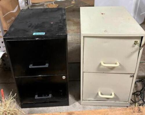 DESCRIPTION: (2) 2-DRAWER FILING CABINETS LOCATION: STORAGE QTY: 2