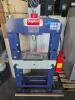 DESCRIPTION: (1) MANUAL HYDRAULIC PRESS BRAND/MODEL: PALMGREN/467L09 INFORMATION: H-FRAME, 25 TON, MISSING YELLOW SAFETY CAGE RETAIL$: $3,962.11 QTY: - 2