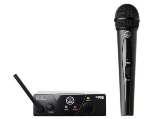 DESCRIPTION: (1) WIRELESS SPEAKER SYSTEM BRAND/MODEL: AKG WMS 40 PRO RETAIL$: $120.00 QTY: 1