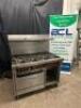 SOUTHBEND EIGHT BURNER RANGE W/ LOWER OVEN. - 2