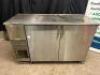 GLASTENDER 60" BACK BAR COOLER.