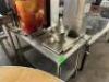 48" X 24" STAINLESS TABLE. - 2