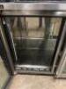 PERLICK TWO DOOR / GLASS DOOR BACK BAR COOLER. - 3