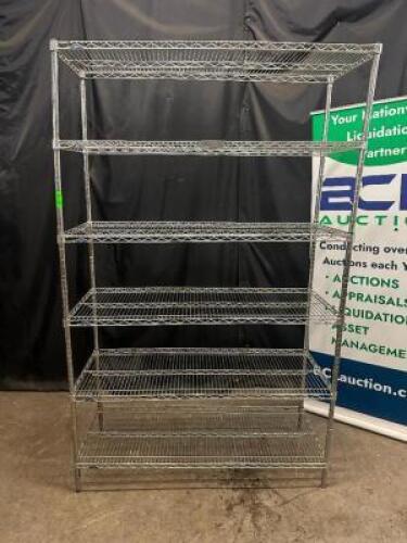 54" X 24" SIX TIER WIRE SHELF