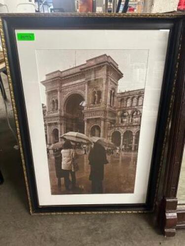 30" X 41" FRAMED PRINT