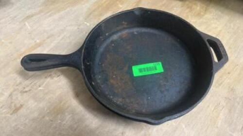 (2) 10" CAST IRON SKILLETS