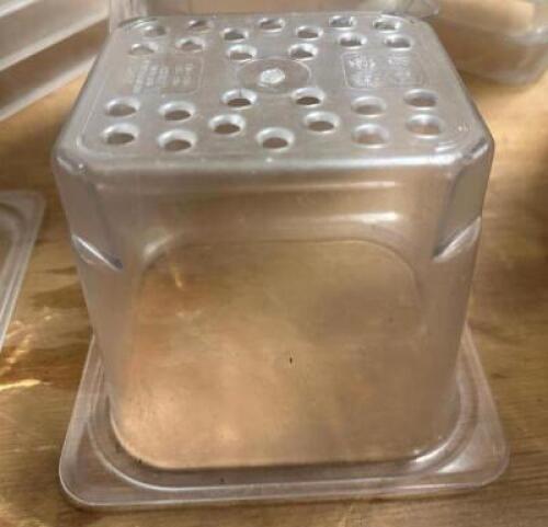 (10) 1/6TH SIZE PLASTIC INSETS ( SLOTTED)