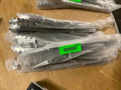 (8) STAINLESS TONG ( NEW )