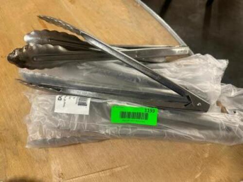 (8) STAINLESS TONG ( NEW )