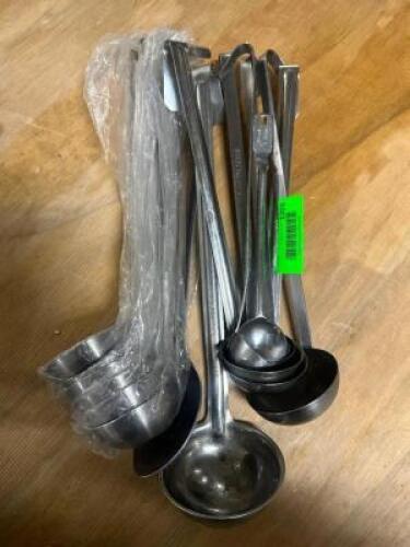 (6) ASSORTED STAINLESS LADLES