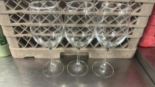 (20) WINE GLASSES.