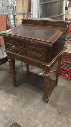 29" WOODEN HOSTESS STAND / DESK.