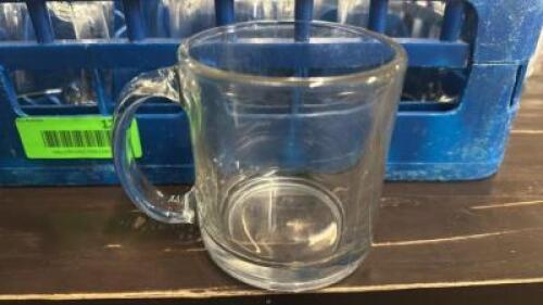 (16) GLASS MUGS.