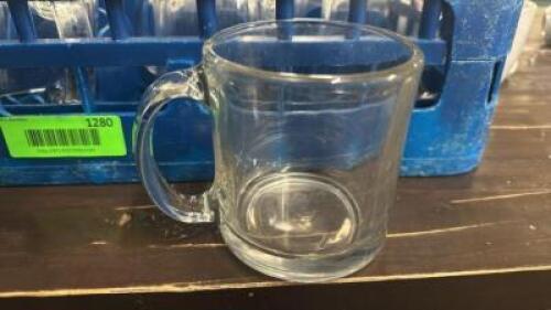 (12) GLASS MUGS.