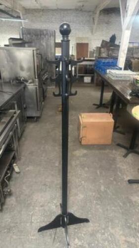 HEAVY DUTY METAL COAT RACK POST.