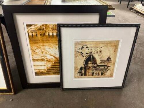 (2) SMALL FRAMED PRINTS