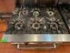 SUN FIRE SIX BURNER RANGE W/ LOWER OVEN. - 2