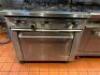 SUN FIRE SIX BURNER RANGE W/ LOWER OVEN. - 3