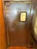 ELIASON 36" X 80" STAINLESS KITCHEN SWING DOOR W/ WINDOW.