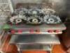 VULCAN SIX BURNER COUNTER TOP RANGE. TABLE IS NOT INCLUDED IN THIS LOT. - 2
