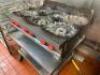 VULCAN SIX BURNER COUNTER TOP RANGE. TABLE IS NOT INCLUDED IN THIS LOT. - 3