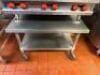 36" X 30" ALL STAINLESS LOW BOY EQUIPMENT STAND.