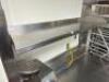 60" X 12" STAINLESS WALL SHELF