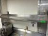 60" X 12" STAINLESS WALL SHELF - 2