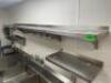 9' X 12" STAINLESS WALL SHELF