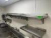 9' X 12" STAINLESS WALL SHELF - 2