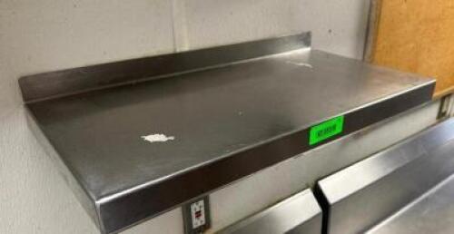 24" X 12" STAINLESS WALL SHELF