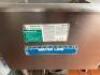 124" THREE WELL STAINLESS POT SINK W/ LEFT AND RIGHT DRY BOARDS. - 4