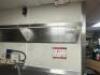 10' X 12" WALL MOUNTED STAINLESS POT RACK. - 3