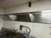 10' X 12" WALL MOUNTED STAINLESS POT RACK. - 4