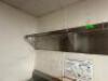 10' X 12" WALL MOUNTED STAINLESS POT RACK. - 5