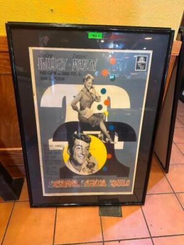 (2) 32" X 45" FRAMED MOVIE POSTERS.