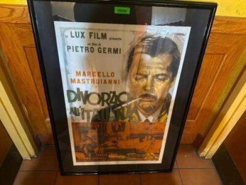 (2) 32" X 45" FRAMED MOVIE POSTERS.