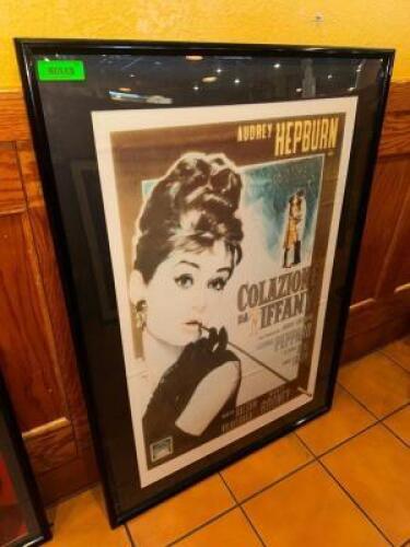 32" X 45" FRAMED MOVIE POSTERS.