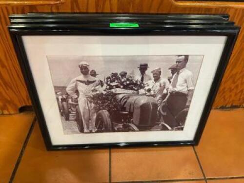 (1) LOT OF SMALL FRAMED BLACK AND WHITE PRINTS.