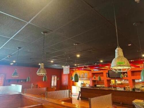 (6) INDUSTRIAL PENDANT LIGHT FIXTURES