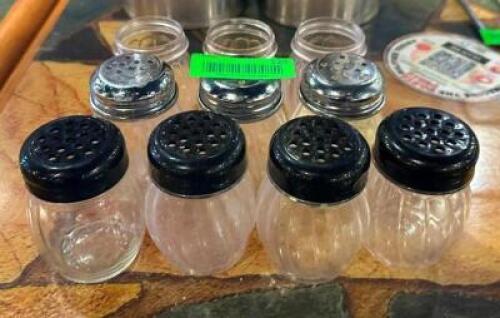 (10) ASSORTED PARMESAN SHAKERS