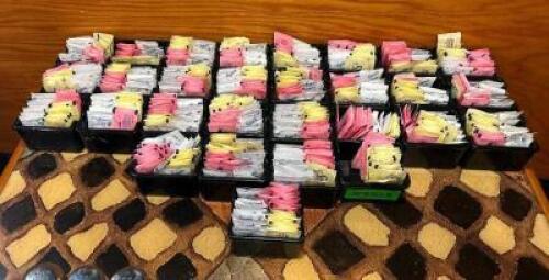 LARGE ASSORTMENT OF SUGAR CADDIES